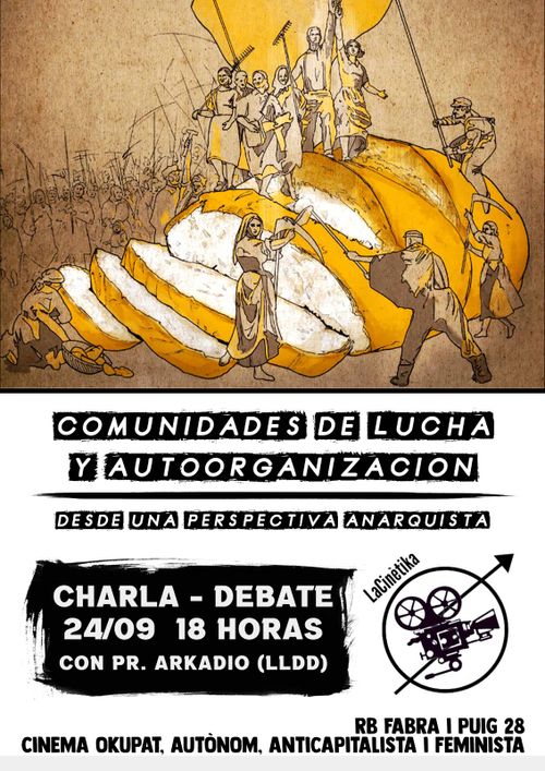 Charla debate: Comunidades de lucha y autoorganización 