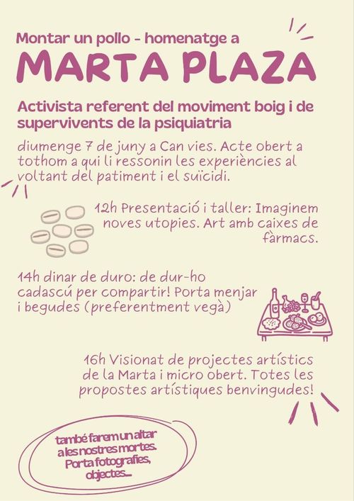 Montar un pollo - homenatge a Marta Plaza