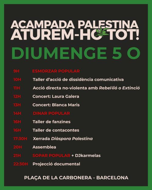 Acampada Palestina 5Oct