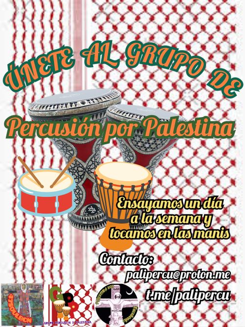 Grup de percussió per Palestina