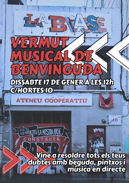Vermut musical de benvinguda a La Base