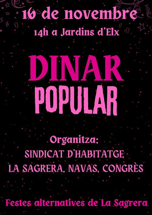 Dinar Popular a la Sagrera