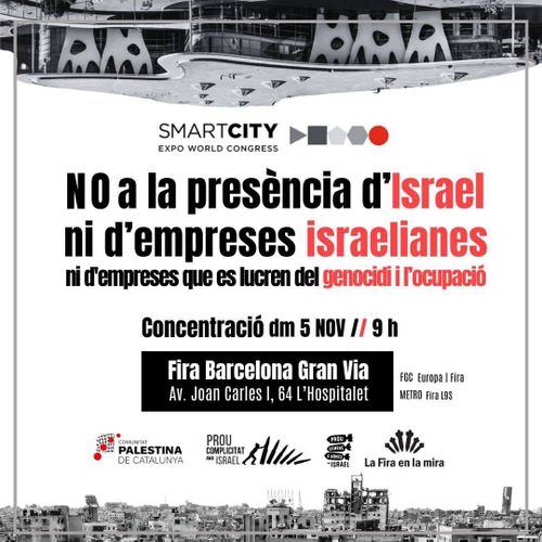 Ni Israel, ni empreses israelianes, ni empreses que es lucrin amb el genocidi