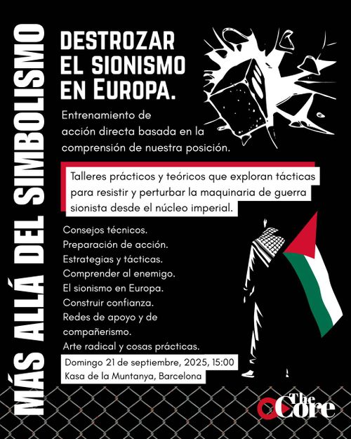 Más Allá del Simbolismo,, Destrozar el sionismo