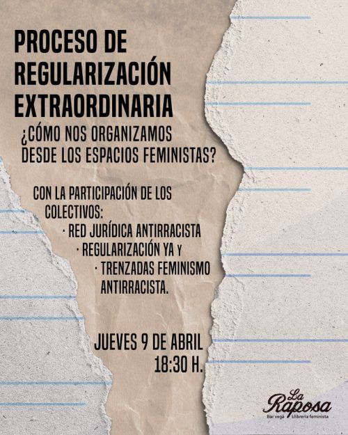 Charla sobre el proceso de regularización extraordinaria