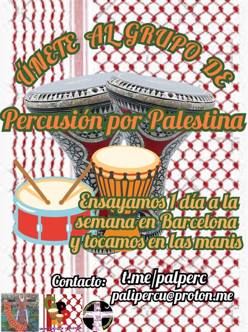 Grupo de percusión por Palestina 