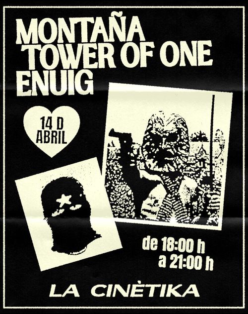 Concert de punk a La Cinètika: Montaña, Tower of One i Enuig