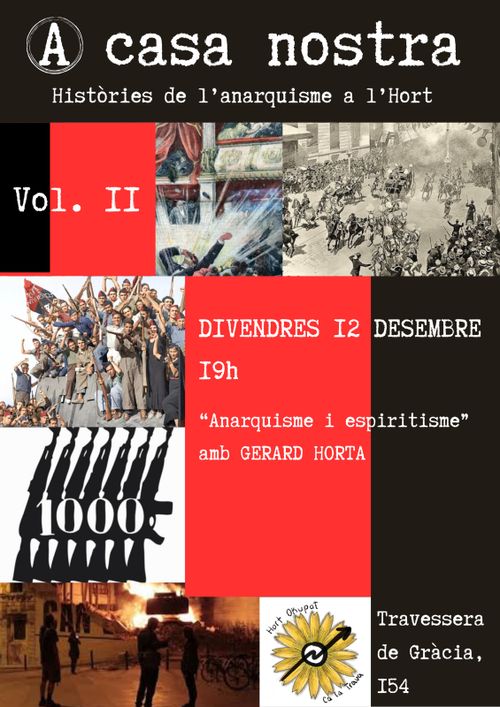 xerrada "anarquisme i esperitisme" amb Gerard Horta