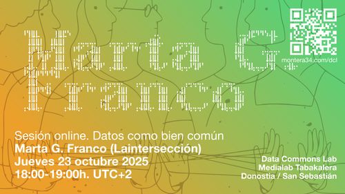 Datos como bien común #3: Marta G. Franco
