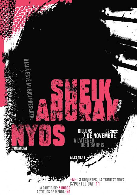  OEMB #309 - NYOS (fin) + SHEIK ANORAK (swe) - Ateneu 9barris - bcn - 2002 11 07