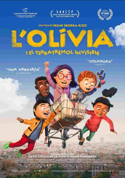 Projecció de la pel·lícula L'Olívia i el terratrèmol invisible 🏚️
