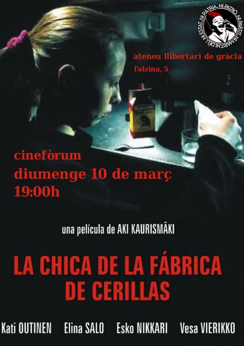 cinefòrum LA CHICA DE LA FABRICA DE CERILLAS (1990)