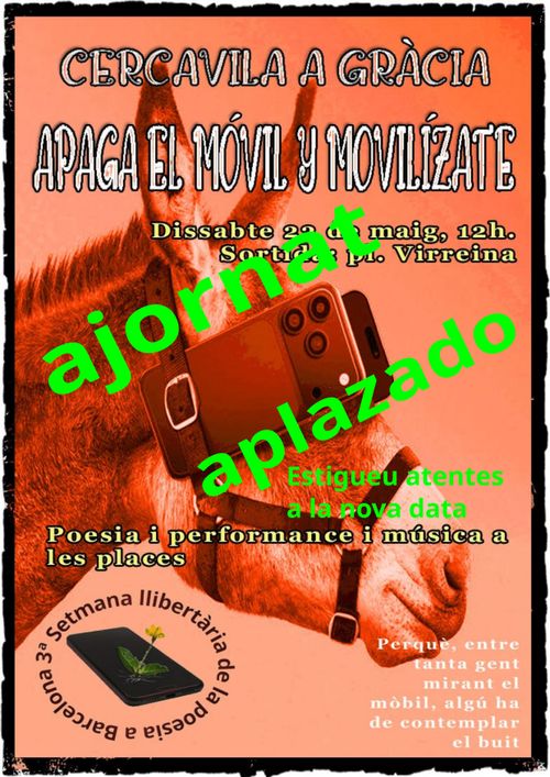 Cercavila: APAGA EL MÓVIL Y MOVILÍZATE