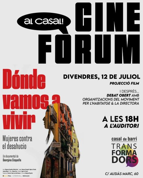 Cineforum: Dónde vamos a vivir. Mujeres contra el desahucio