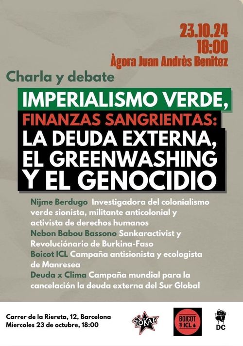 Charla y debate Imperialismo Verde