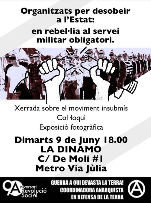 :Organitzats per desobeir a l'estat : En rebel·lia al servei militar obligatori