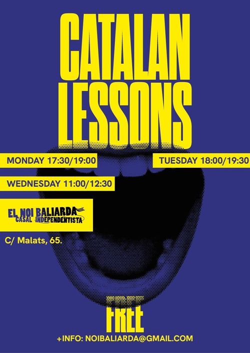 Continuem amb les classes de català al Casal Independentista de Sant Andreu El Noi Baliarda