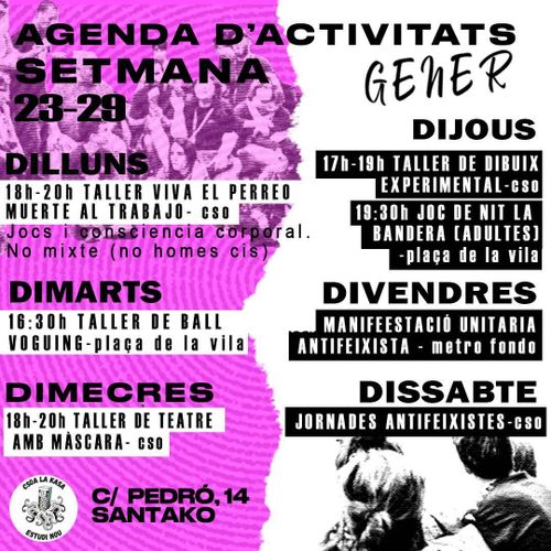 🏴 Manifestació unitària antifeixista