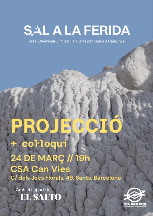 Sal a la ferida: Documental sobre l'empresa israeliana ICL al territori