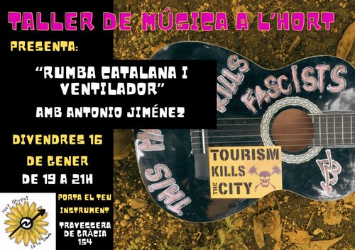 Taller de música al hort