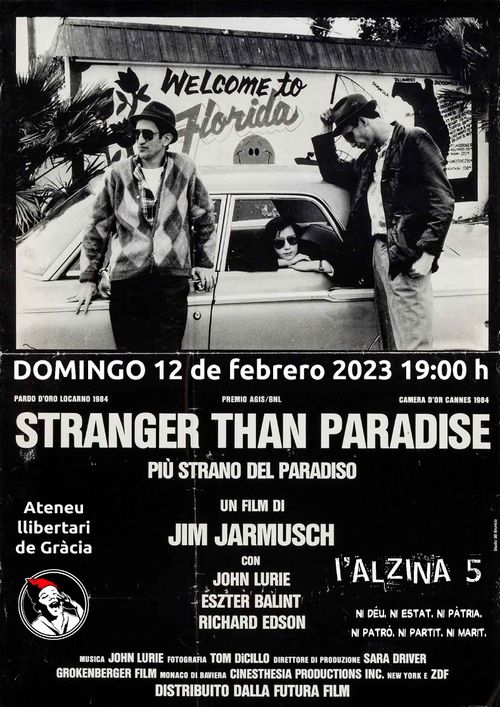 Cineforum. Ciclo Jim Jarmusch: “Stranger than paradise”