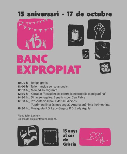 15e Aniversari del Banc Expropiat