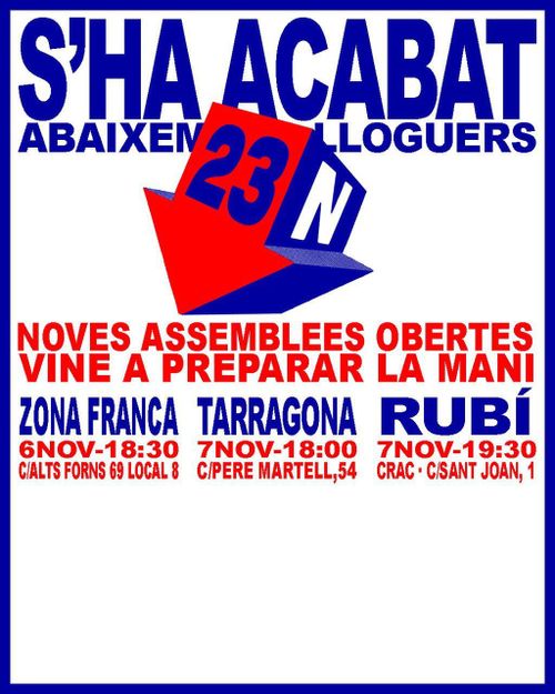 Zona Franca - Assemblea oberta 23N