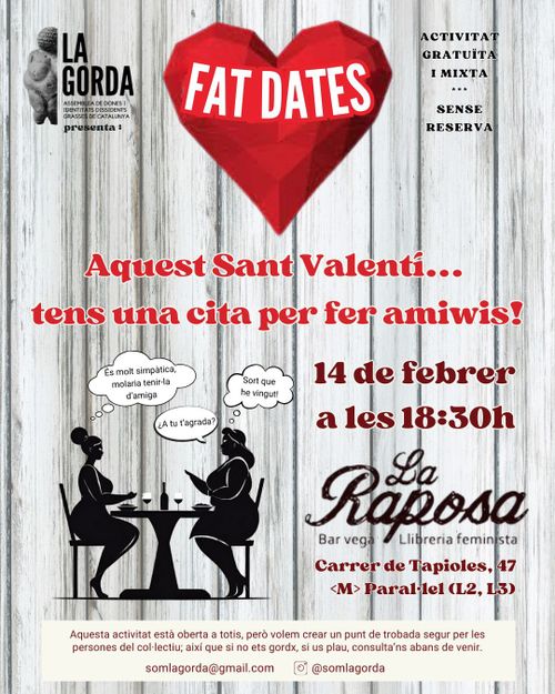 Fat Dates, perquè Sant Valentí és per fer amiwis!