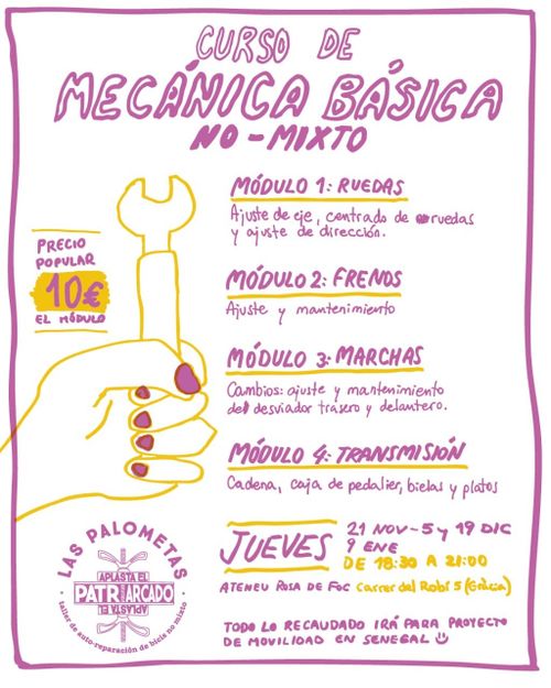 Curso de mecánica de bicis básico