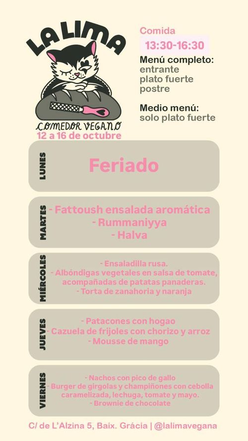 LA LIMA, comedor vegano🌱