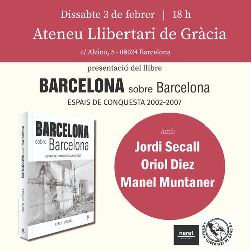 Presentació del llibre de fotografíes: "BARCELONA SOBRE BARCELONA, espais de conquesta 2002-2007"