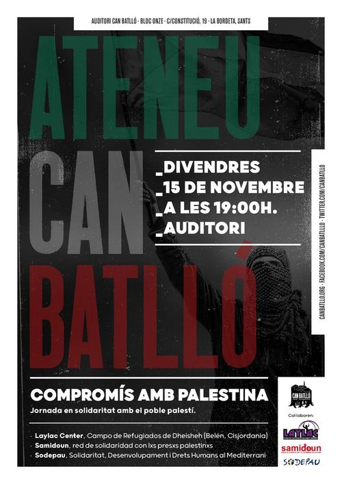 Jornada en solidaritat amb el poble palestí