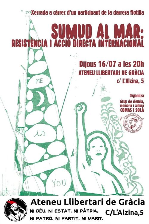 SUMUD AL MAR, resistencia y acció directa internacional