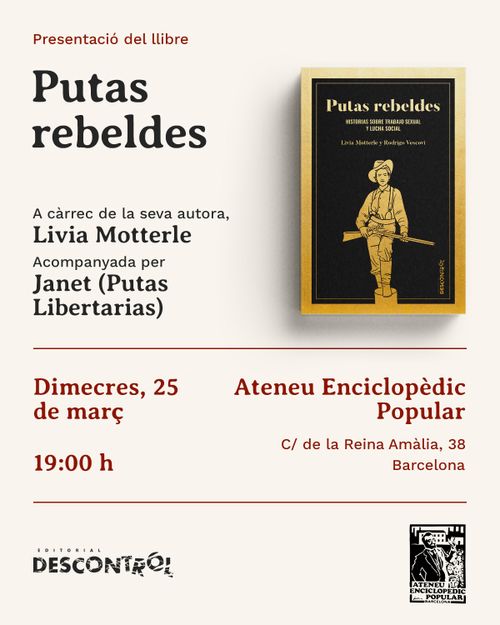 Primera presentació de 'Putas rebeldes. Historias sobre trabajo sexual y lucha social'