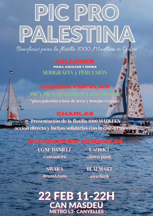 PiC por la flotilla de las 1000Madleens