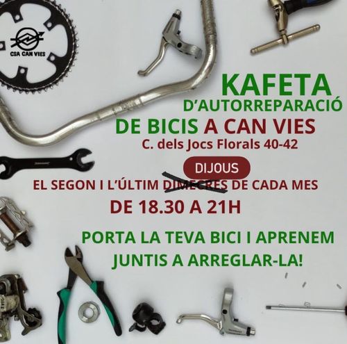 Kafeta d'autorreparació de bicis
