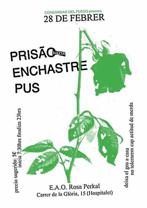 PRISAO + ENCHASTRE + PUS