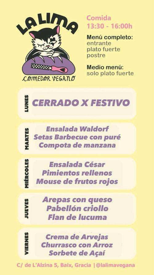 LA LIMA, comedor vegano🌱