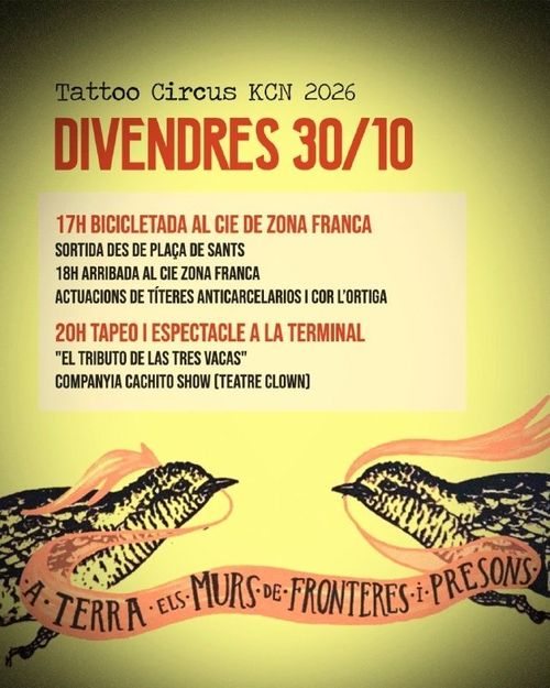TATTOO CIRCUS DIVENDRES
