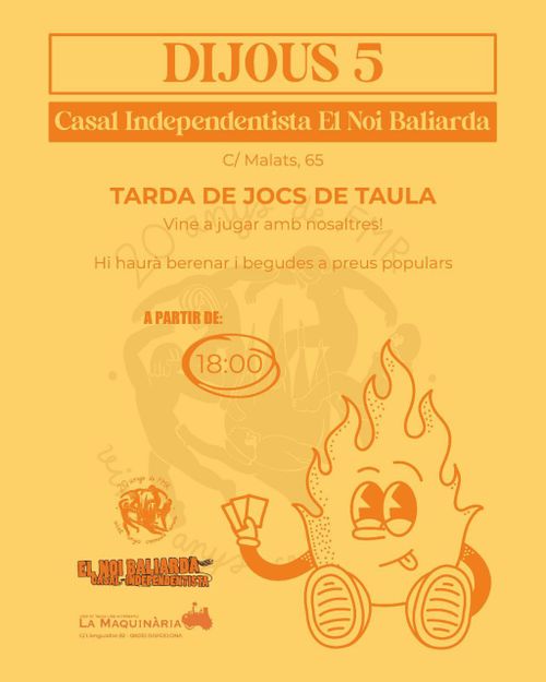 Tarda de Jocs de Taula al Casal