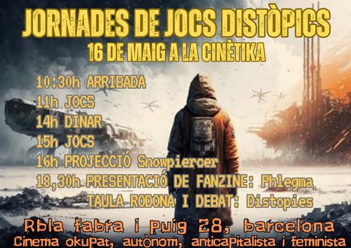 16/05/26 Programació de les Jornades de Jocs Distòpics