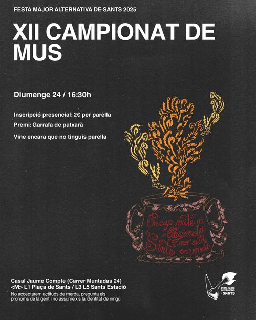 Cartell del XII Campionat de Mus