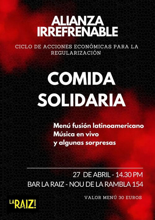 COMIDA SOLIDARIA 
