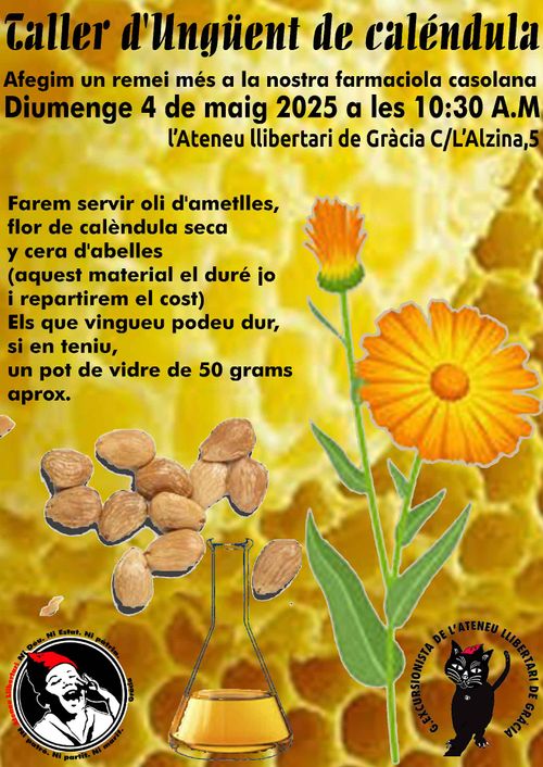 Taller d'ungüent de caléndula