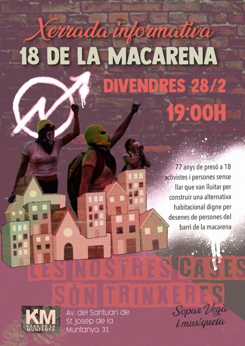 Sopador amb actualització dels 18 de la Macarena