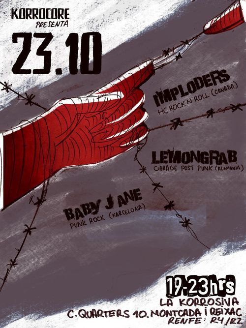 IMPLODERS + LEMONGRAB + BABY JANE