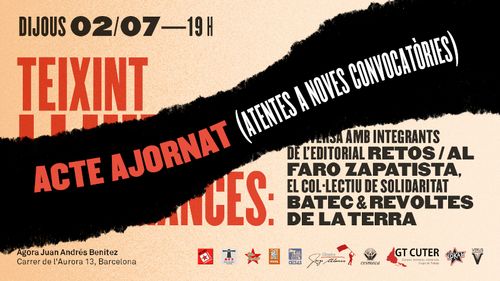 [Acte Ajornat] Teixint lluites i esperançes. L’experiència zapatista avui