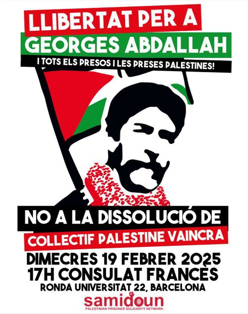 Concentración por lxs presxs palestinxs