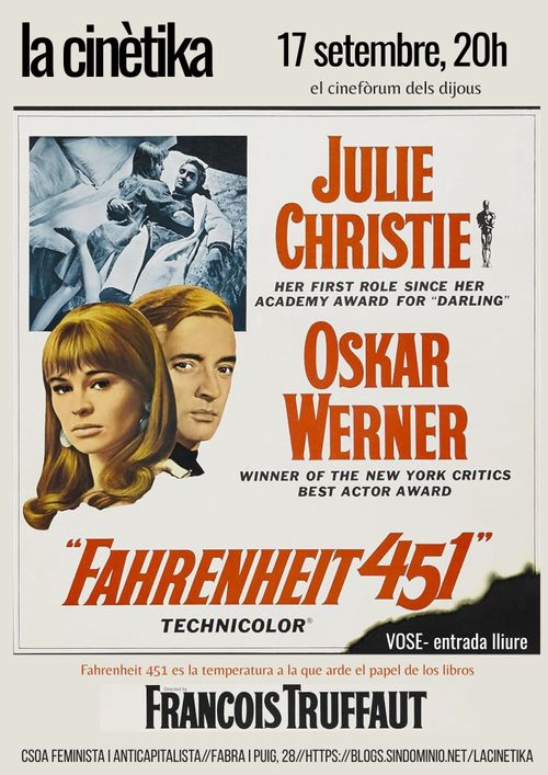 Cine dijous: Fahrenheit 451