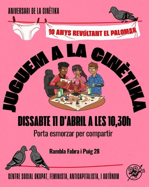 Jornada de jocs de taula i de rol, especial 10è aniversari + esmorzar